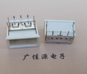 厚街镇USB接口2.0连接器.3p端子加护套防尘母座