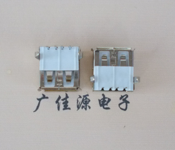 厚街镇usb AF90度插座14.0mm耐高温LCP半包胶芯