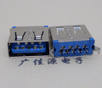 厚街镇USB 2.0接口USB10.0母座180度直边/弯脚