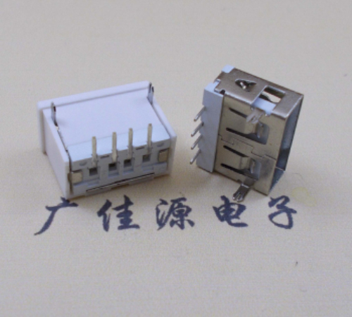 厚街镇短体USB母座AF11.5长6.0H单直边加护套