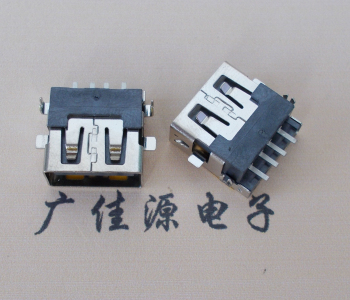 厚街镇 USB母座 贴片沉板3.5/4.9 直口/卷口铜壳/铁壳