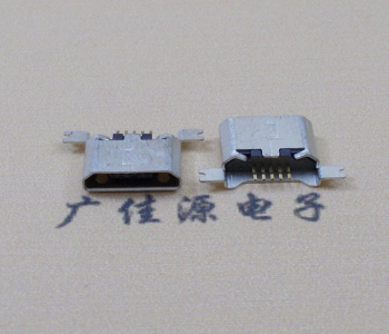 厚街镇MK USB B Type 沉板0.9母座后两脚SMT口不卷边