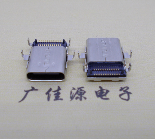 厚街镇沉板usb 3.1 type-c24p母座双排贴板L=12.8mm