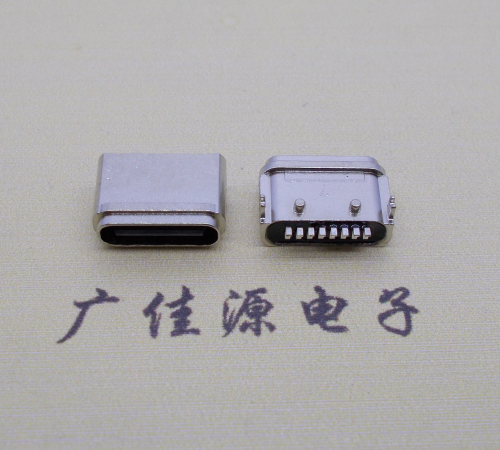 厚街镇卧式有定位柱type c8p母座防水充电带数据