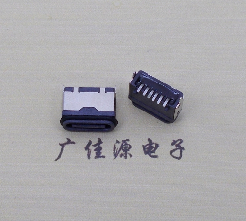 厚街镇type c6p防水母座立式贴板SMT贴片