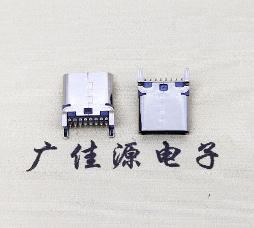 厚街镇USB 3.1TYPE-C16Pin立贴母头座子引脚接线正负级详解
