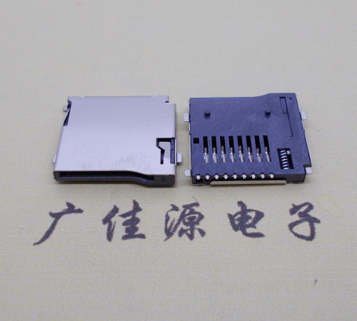 厚街镇 厂家直销TF-卡座9p自弹网络储存卡座尺寸规格齐全