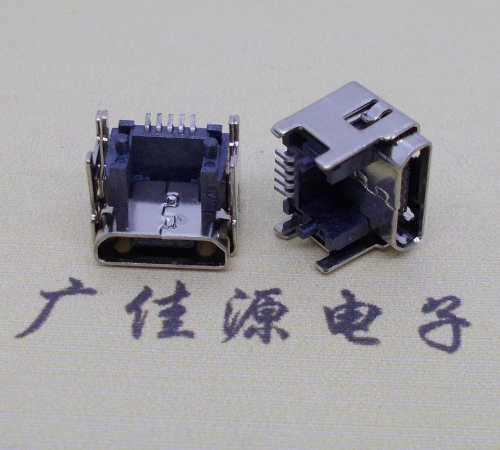 厚街镇MICRO USB5pin加高母座 垫高1.55/2.5/3.04/4.45尺寸接口