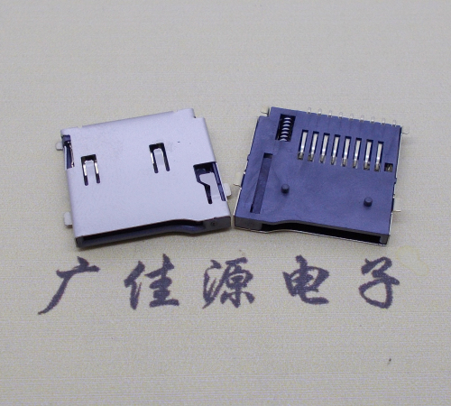 厚街镇TF PUSH 外焊(全金)8pin带弹卡座