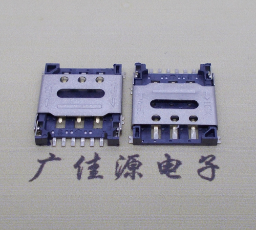 厚街镇翻盖式 NANO SIM1.45H 6PIN卡座小卡槽手机内存卡