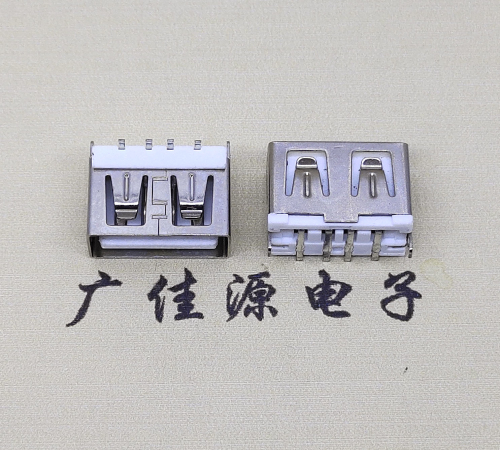 厚街镇usbA母立贴10.0mm短体 DIP立插式连接器接口